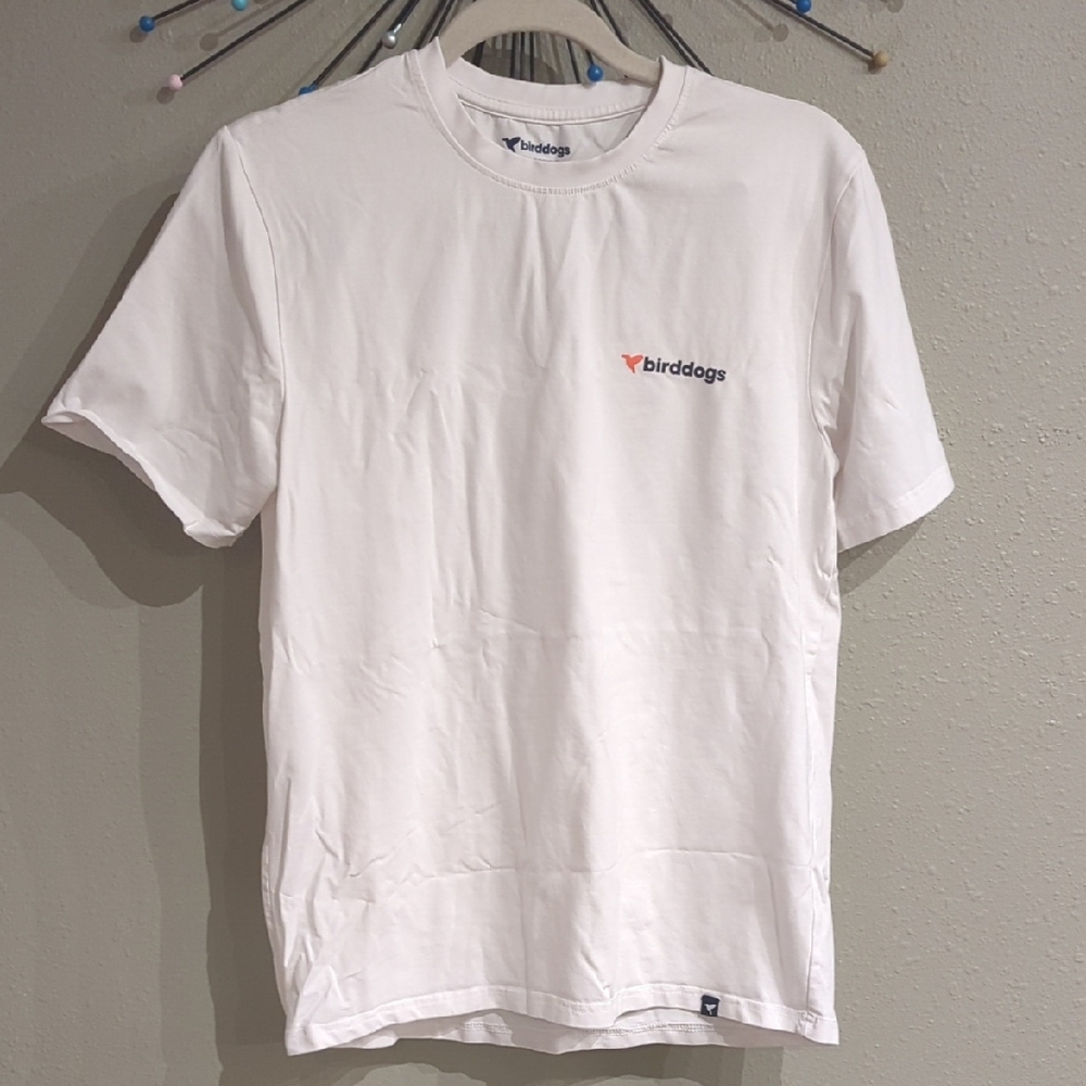 Birddogs Athletic Playground Tee White Spell out Fun Men's Medium - Picture 2 of 8